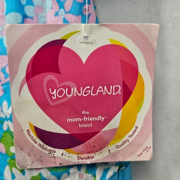 Youngland Sleeveless Floral Swiss Dot Dress w/Pink Rosette and Bolero Jacket 2T - Picture 12 of 16